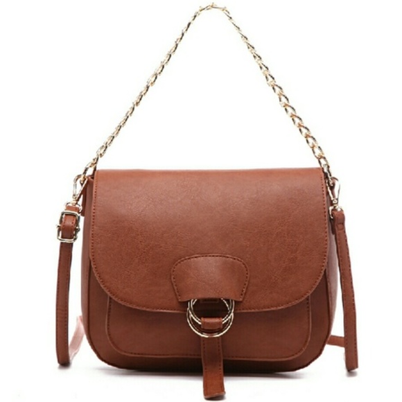 C.C. Boutique Handbags - ONE LEFT Champagne Camel Crossbody Hobo Bag